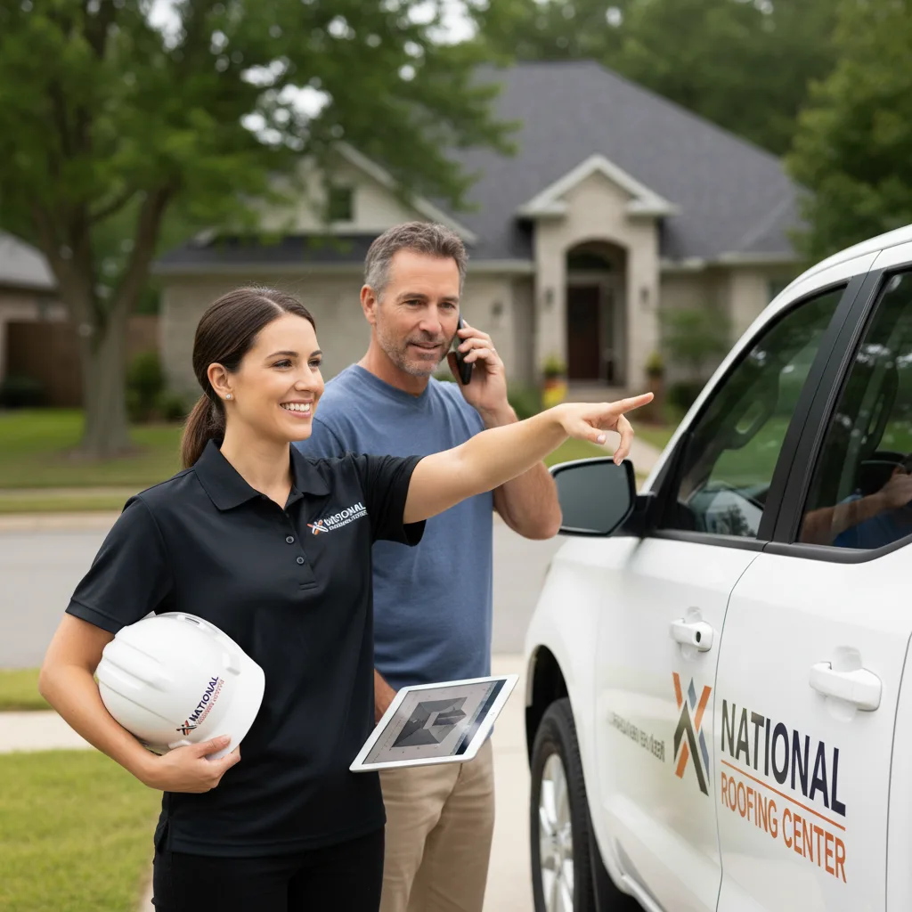 National Roofing Center customer support in Parkland